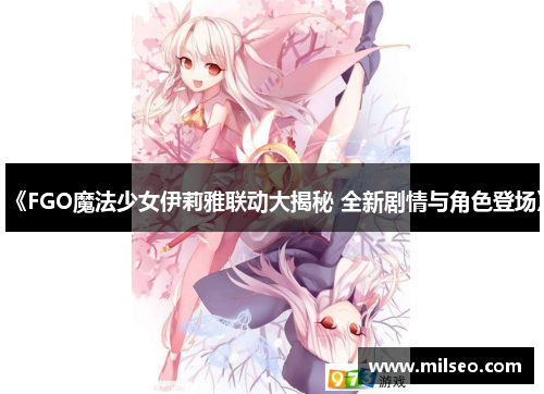 《FGO魔法少女伊莉雅联动大揭秘 全新剧情与角色登场》
