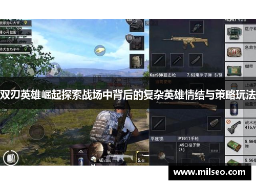 双刃英雄崛起探索战场中背后的复杂英雄情结与策略玩法